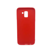 9eight5 Phone cases Silicone Case for Samsung Galaxy A6 (2018) (Red) Silicone Case for Samsung Galaxy A6 (2018) (Red)