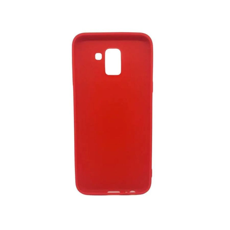 9eight5 Phone cases Silicone Case for Samsung Galaxy A6 (2018) (Red) Silicone Case for Samsung Galaxy A6 (2018) (Red)