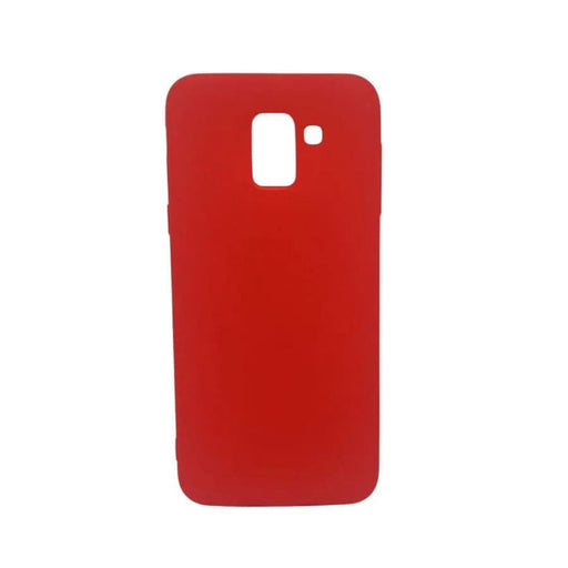 9eight5 Phone cases Silicone Case for Samsung Galaxy A6 (2018) (Red) Silicone Case for Samsung Galaxy A6 (2018) (Red)