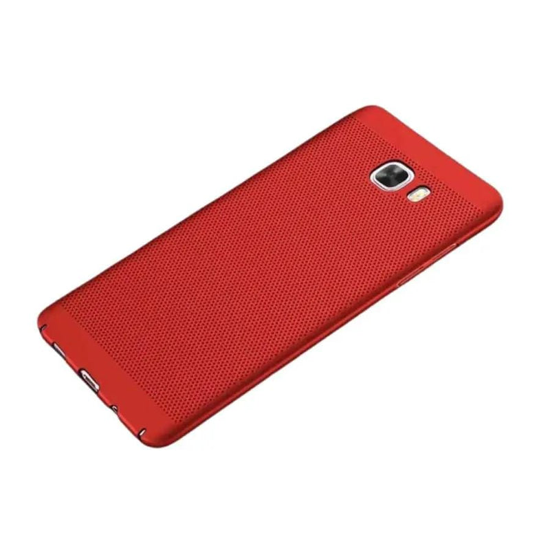 9eight5 Phone cases Hard Case for Samsung Galaxy C7 Pro (Bright Red) Hard Case for Samsung Galaxy C7 Pro (Bright Red)