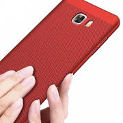 9eight5 Phone cases Hard Case for Samsung Galaxy C7 Pro (Bright Red) Hard Case for Samsung Galaxy C7 Pro (Bright Red)