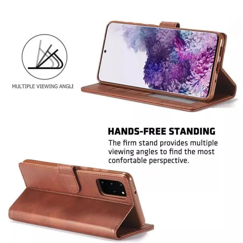 Synthetic Leather Flip Case for Samsung Galaxy Note 10 Plus – view 2