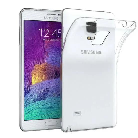 9eight5 Phone cases Silicone Case for Samsung Galaxy Note 4 (Clear) Silicone Case for Samsung Galaxy Note 4 (Clear)