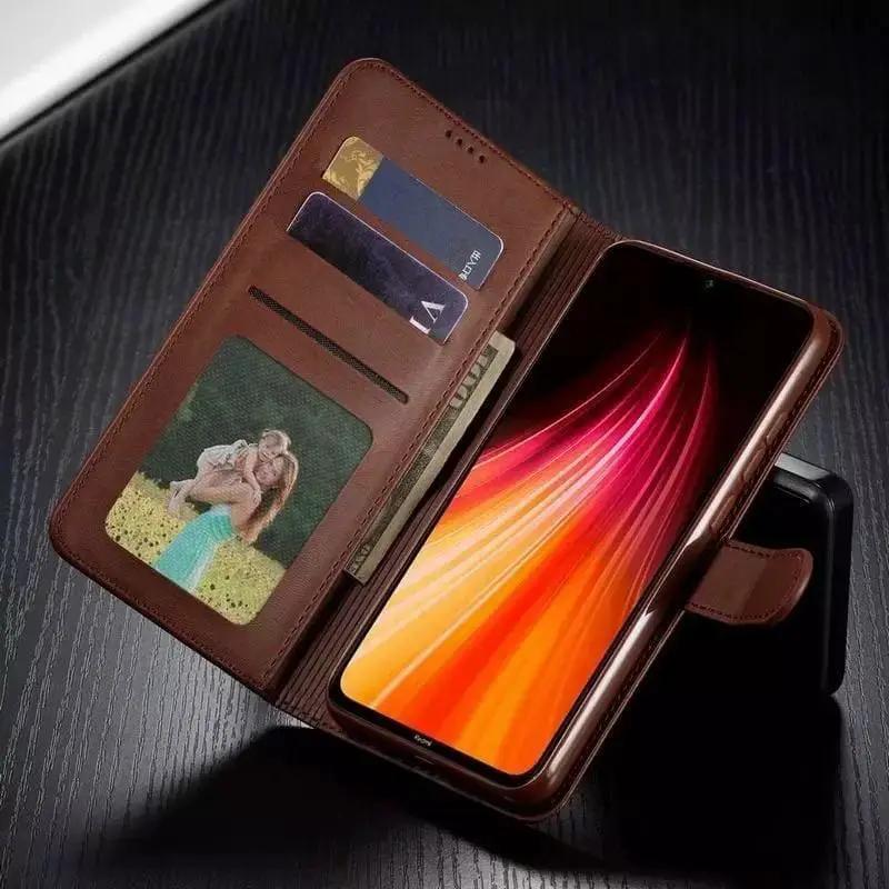 Synthetic Leather Flip Case for Samsung Galaxy Note 9 (Brown) – view 2