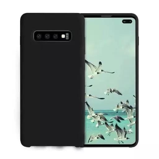 9eight5 Phone cases Silicone Case for Samsung Galaxy S10 Plus (Black) Silicone Case for Samsung Galaxy S10 Plus (Black)