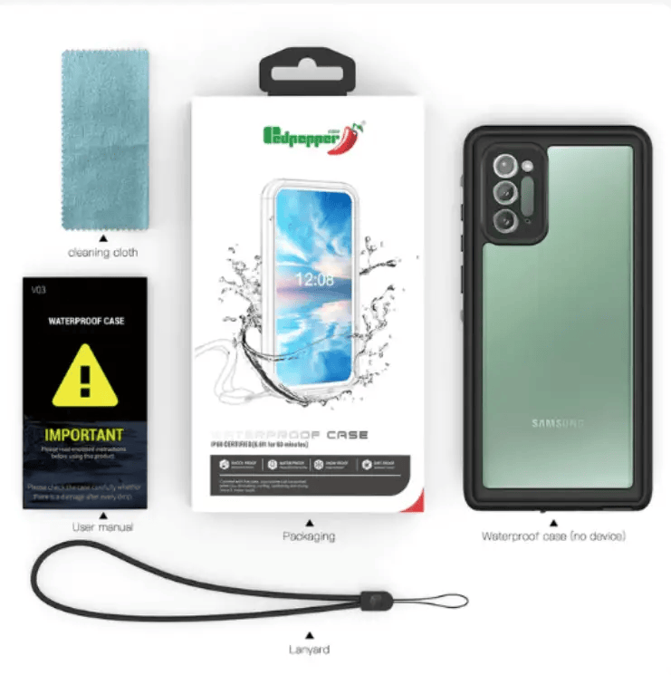 techplus Waterproof Shockproof Case for Samsung Galaxy S10 Plus Samsung Galaxy S10 Plus Full Coverage Waterproof Case