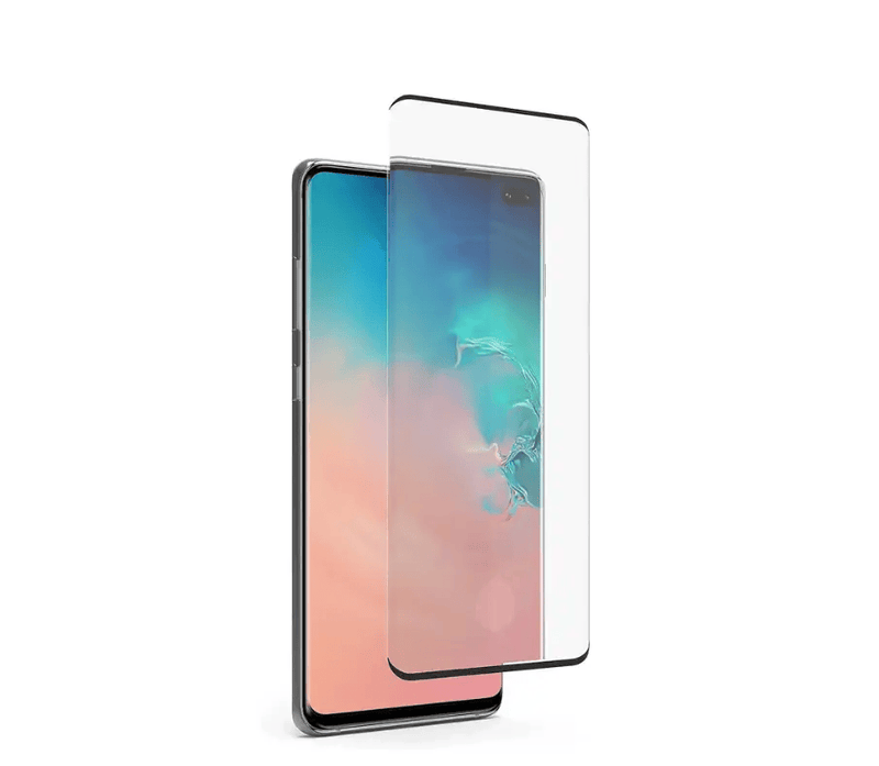 techplus Samsung Galaxy S10 Clear Tempered Glass Screen Protector Samsung Galaxy S10 Clear Tempered Screen Protector