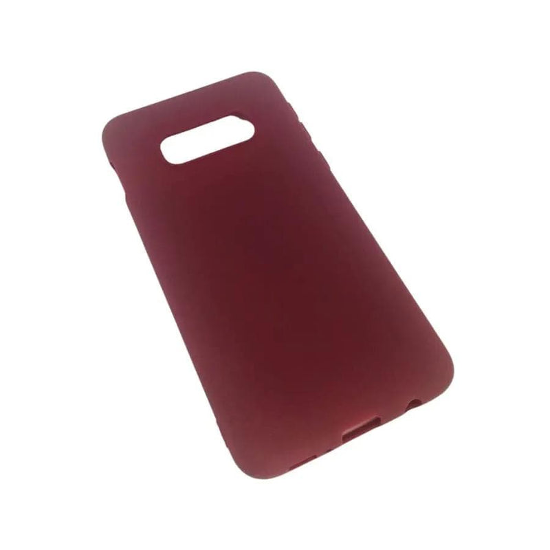 Silicone Case for Samsung Galaxy S10e (Maroon) – view 1