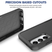 Samsung Galaxy S20 FE Dual Layer Armor Hard Case – Black – view 3