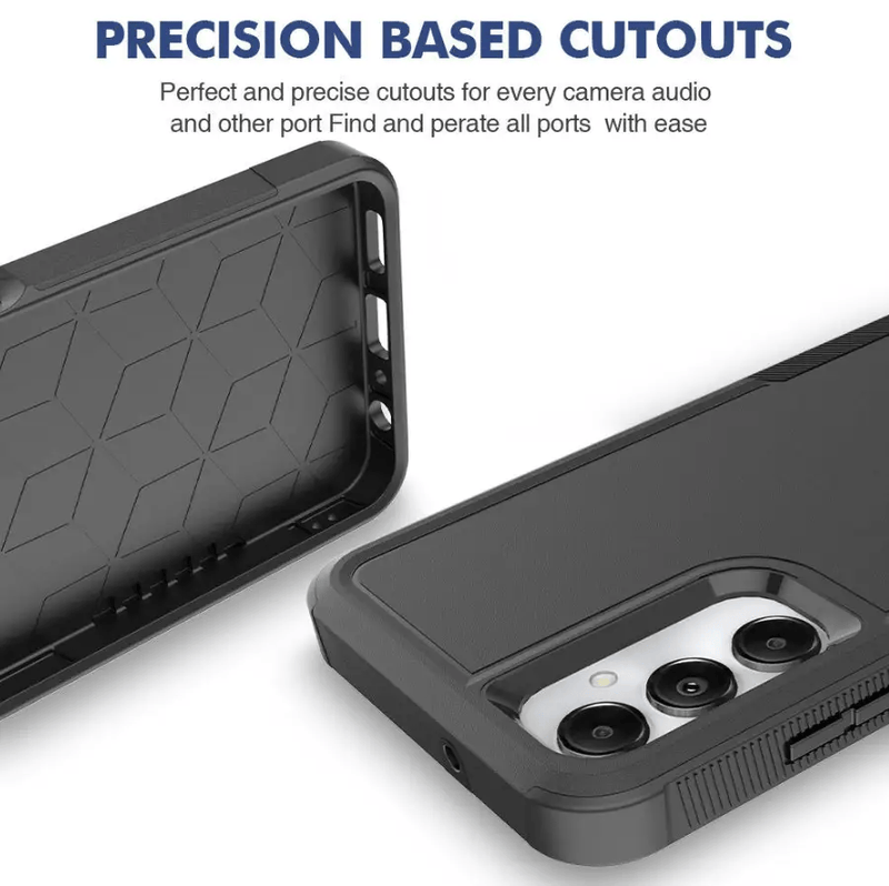 Samsung Galaxy S20 FE Dual Layer Armor Hard Case – Black – view 3