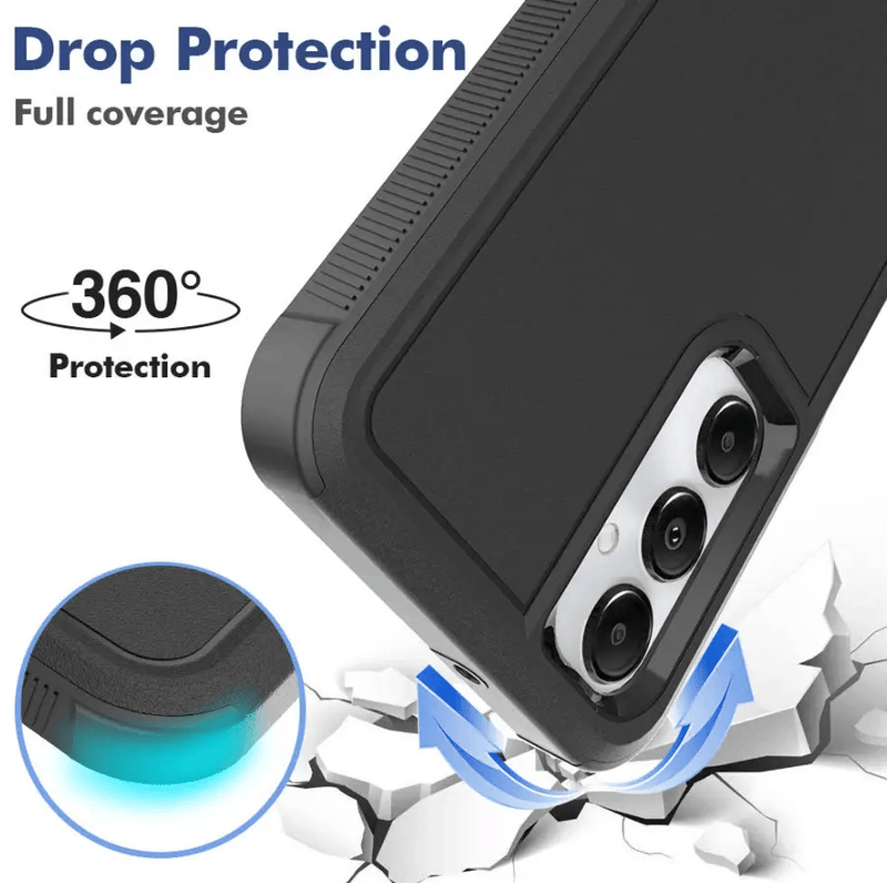 Samsung Galaxy S20 FE Dual Layer Armor Hard Case – Black – view 4
