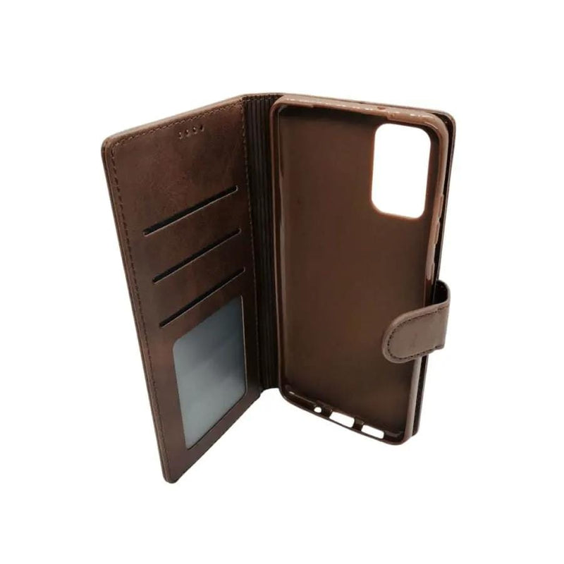Synthetic Leather Flip Case for Samsung Galaxy S20 Plus (Brown) – view 6