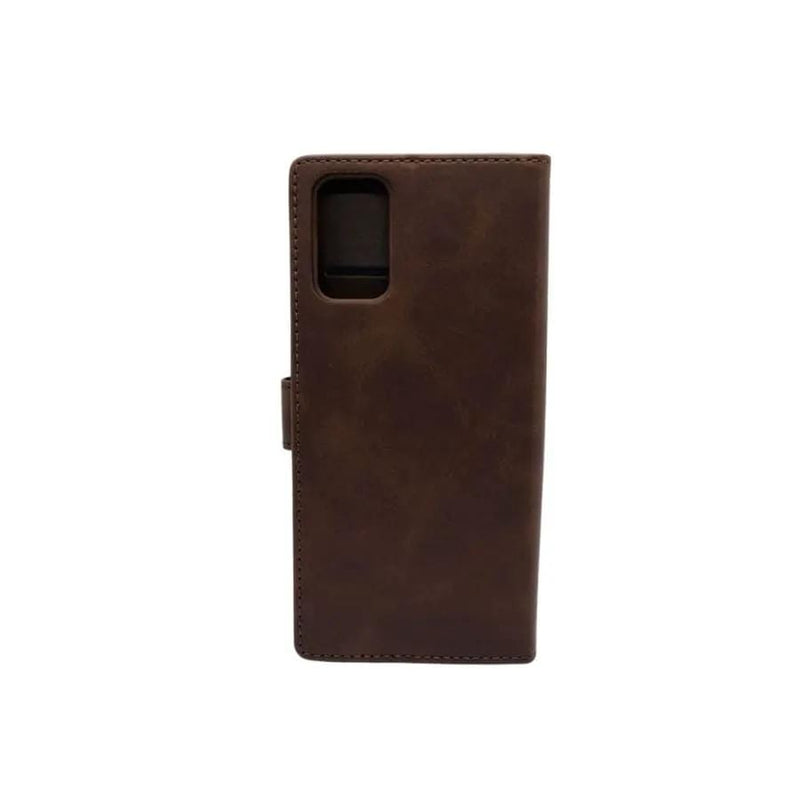 Synthetic Leather Flip Case for Samsung Galaxy S20 Plus (Brown) – view 7