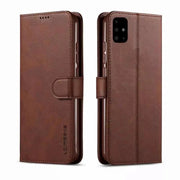 Synthetic Leather Flip Case for Samsung Galaxy S20 Plus (Brown) – view 1