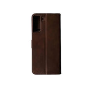 Synthetic Leather Flip Case Case for Samsung Galaxy S21 Plus (Brown) – view 7