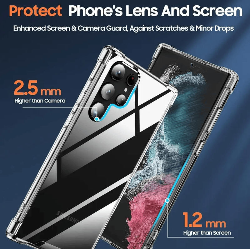 Samsung Galaxy S22 Ultra ROAR Armor Gel HD Clear Case – view 4