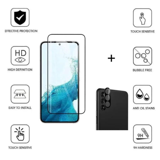 Tempered Glass Protector for Samsung Galaxy S23 (2 in 1) – view 2