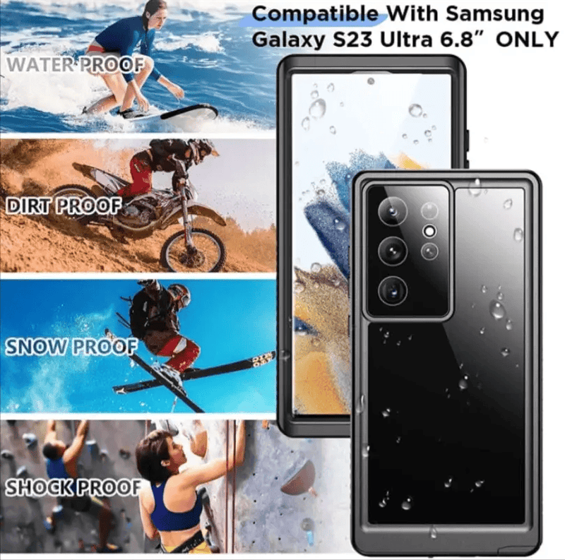 techplus Redpepper Waterproof Case for Samsung S23 Ultra | Full Protection Redpepper Waterproof Case for Samsung S23 Ultra