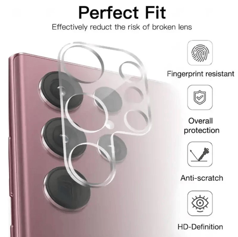 Samsung Galaxy S23 Ultra Glass Camera Lens Shield Protector – view 2
