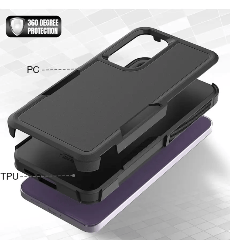 techplus Mobile Phone Case Samsung Galaxy S24 Dual Layer Armor Hard Case Samsung Galaxy S24 Dual Layer Armor Hard Case | NZ