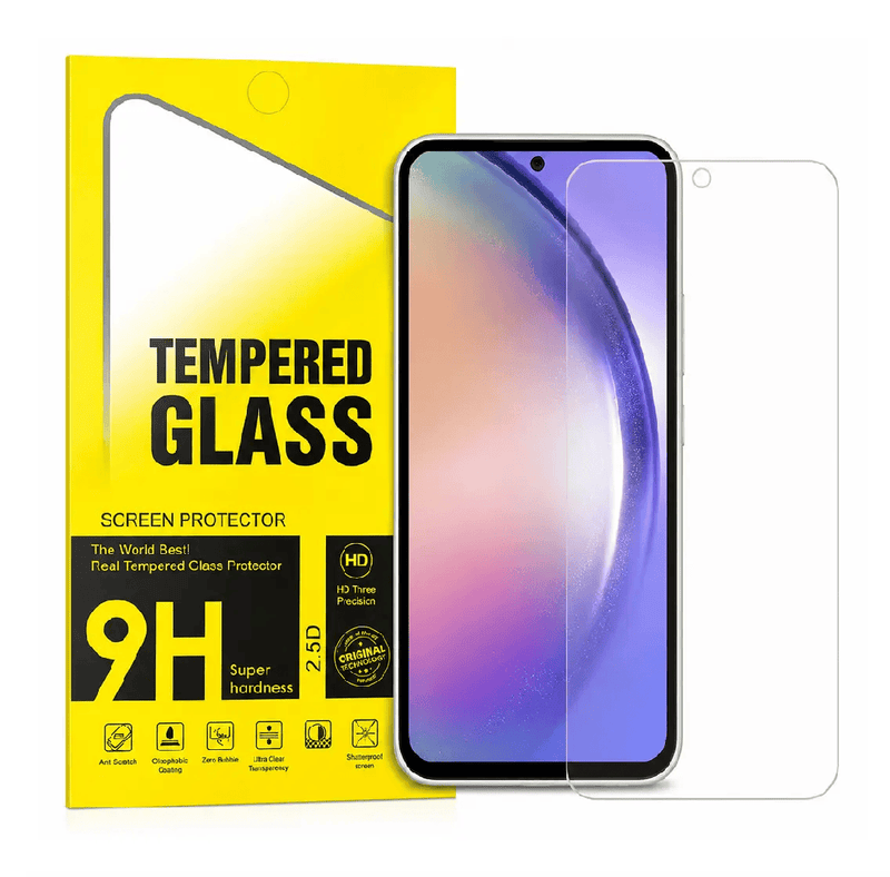 techplus Samsung Galaxy S22 Clear Tempered Glass Screen Protector 9H HD 2 5D Edge Samsung Galaxy S22 Tempered Glass Screen Protector