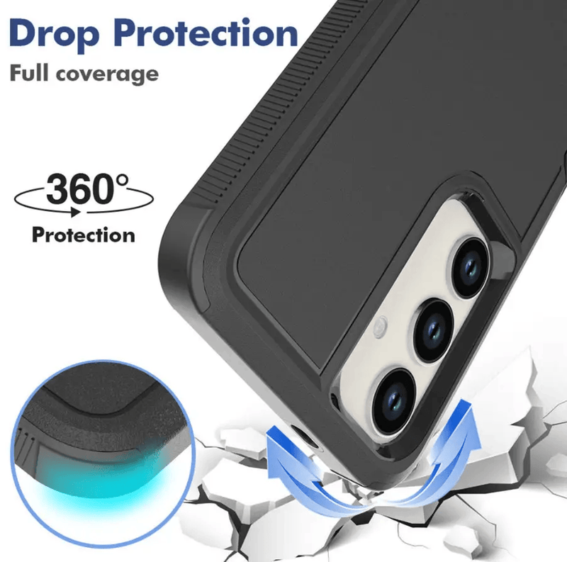techplus Mobile Phone Case Samsung Galaxy S25 Dual Layer Armor Hard Case Samsung Galaxy S25 Dual Layer Armor Hard Case | NZ