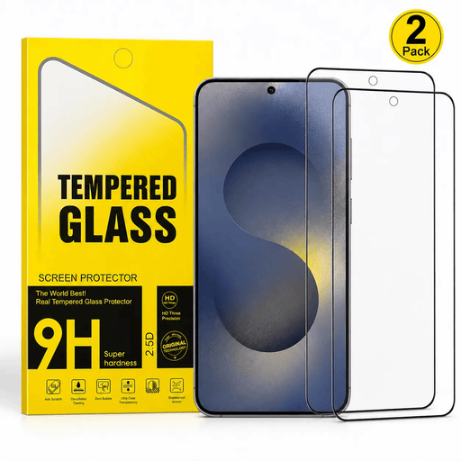 techplus Samsung Galaxy S24 Ultra Tempered Glass Screen Protector 2 Pack 9H HD Clear Samsung Galaxy S24 Ultra Tempered Glass Protector