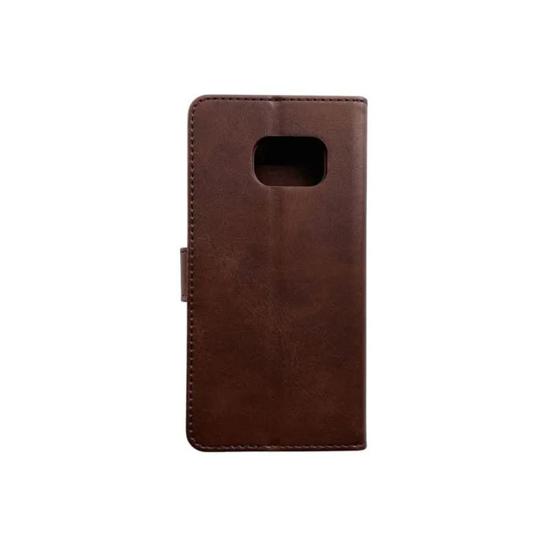 Synthetic Leather Flip Case for Samsung Galaxy S7 (Brown) – view 7
