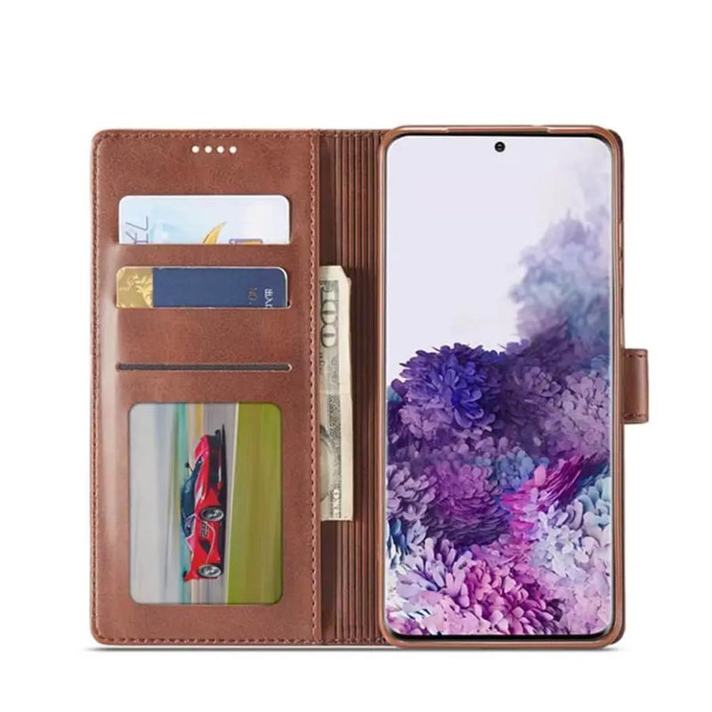 Synthetic Leather Flip Case for Samsung Galaxy S7 (Brown) – view 4