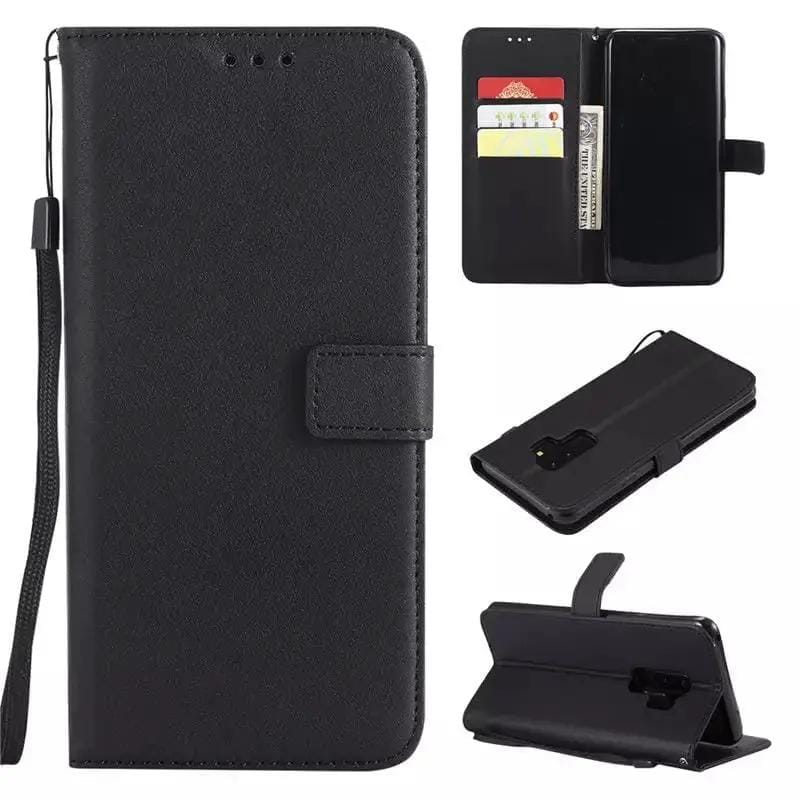 9eight5 Phone cases Wallet Case for Samsung Galaxy S9 (Black) Wallet Case for Samsung Galaxy S9 (Black)