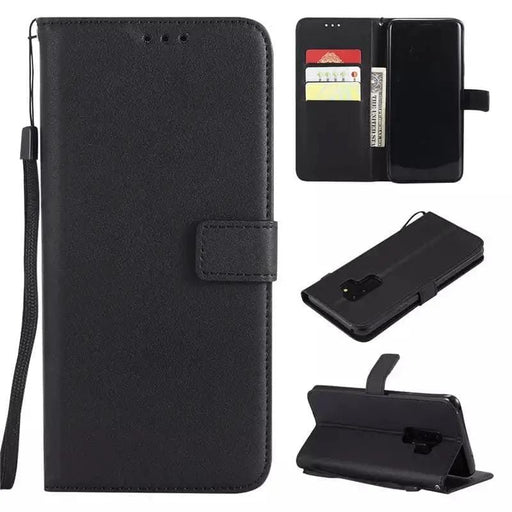 9eight5 Phone cases Wallet Case for Samsung Galaxy S9 (Black) Wallet Case for Samsung Galaxy S9 (Black)