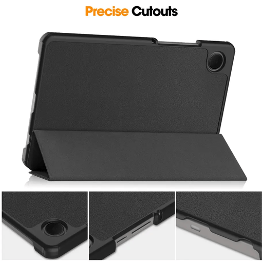 Samsung Galaxy Tab A9 8.7 Trifold Folio Stand Slim PU Leather Magnetic Flip Cover Case – view 2