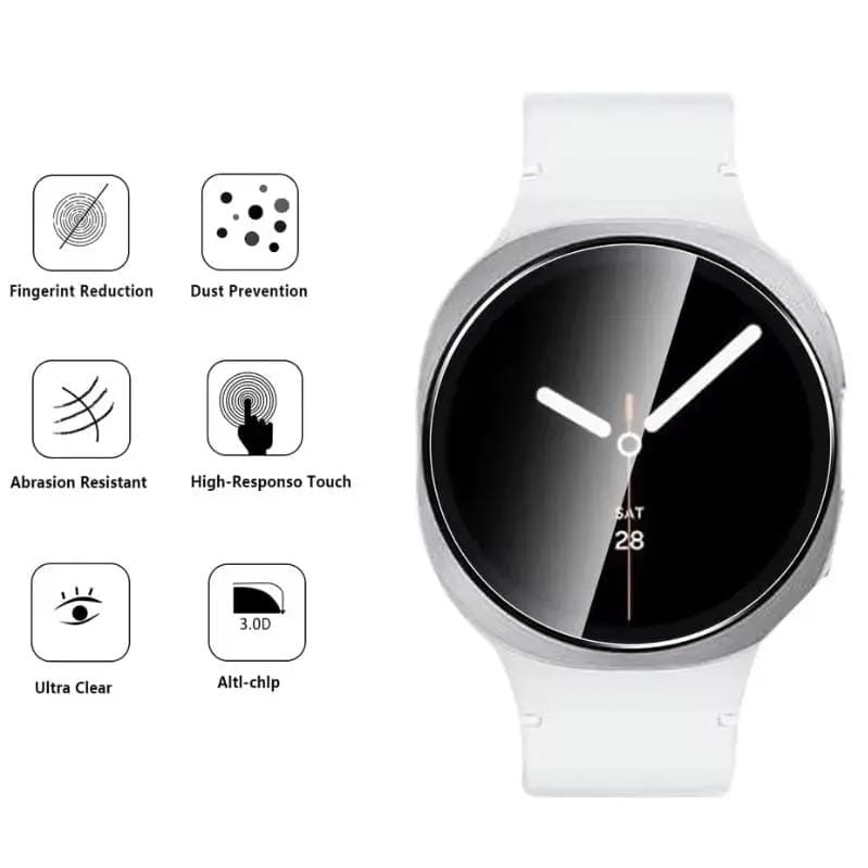 Clear Screen Protector for Samsung Galaxy Watch 8 (40mm) – view 2