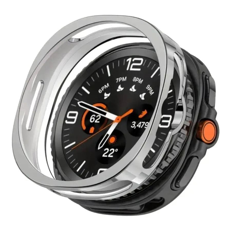 Protective Case for Samsung Galaxy Watch 8 Classic (Silver)