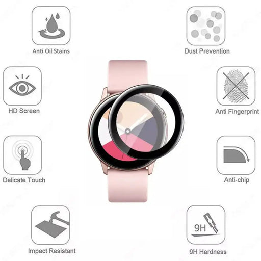 Screen Protectors for Samsung Galaxy Watch Active 2 (40mm) (Pack of 5) – view 2