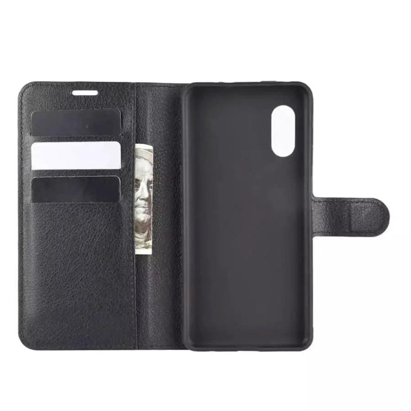 9eight5 Phone cases Wallet Case for Samsung Galaxy Xcover Pro (Black) Wallet Case for Samsung Galaxy Xcover Pro (Black)