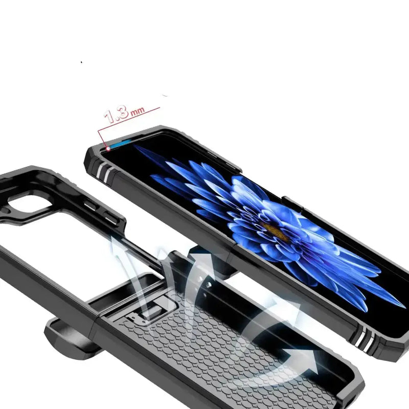 Samsung Galaxy Z Flip7 Phone Case with Ring Bracket (8 colours available) – view 3