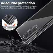 9eight5 Phone cases Clear Case for Samsung Galaxy Z Fold 4 Clear Case for Samsung Galaxy Z Fold 4