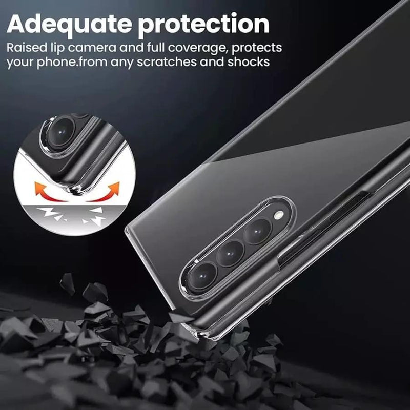 9eight5 Phone cases Clear Case for Samsung Galaxy Z Fold 4 Clear Case for Samsung Galaxy Z Fold 4
