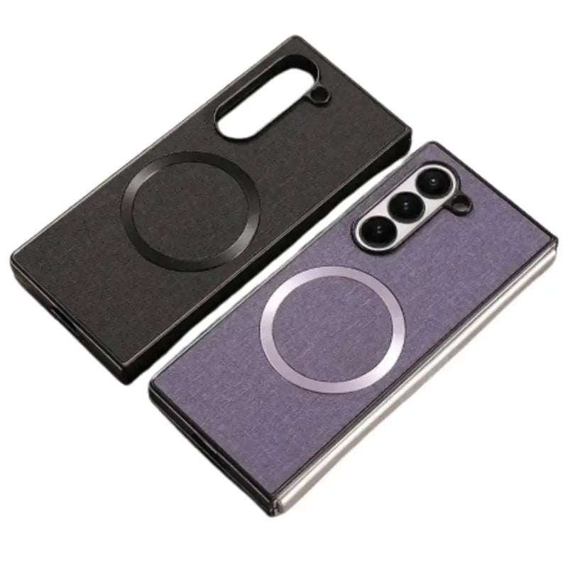 Habicare 9eight5 Fabric Magsafe Case for Samsung Galaxy Z Fold Series Fabric Magsafe Case for Samsung Galaxy Z Fold Series