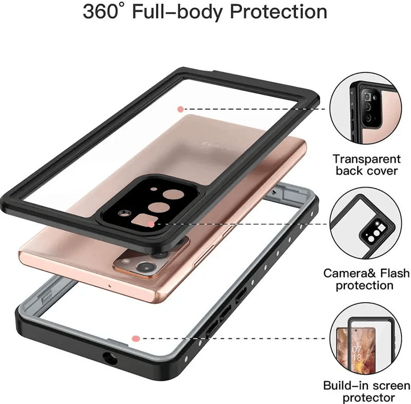 techplus Waterproof Shockproof Case for Samsung Galaxy Note 20 RedPepper Waterproof Shockproof Case For Galaxy Note 20
