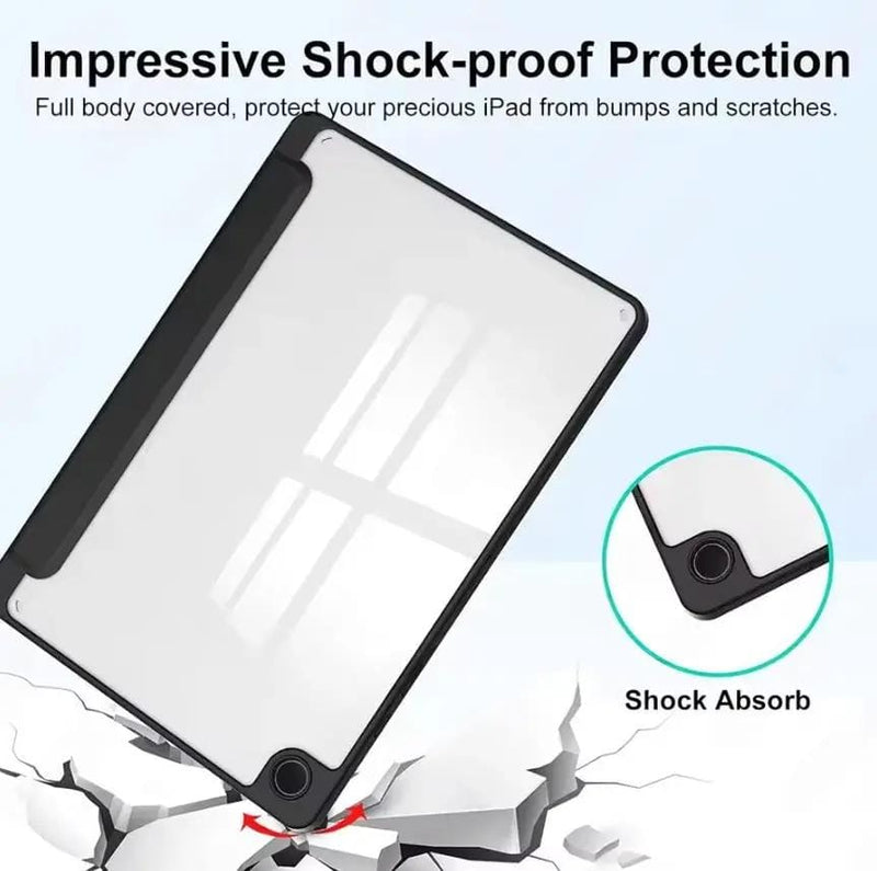 Samsung Galaxy Tab A11 Clear Back Acrylic Case – Transparent Slim Shockproof Cover NZ – view 4