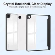 Samsung Galaxy Tab A11+ Clear Back Acrylic Case – Transparent Shockproof Cover with Stand – view 3