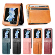 Habicare 9eight5 Leather Bag Case for Samsung Z Flip Series Leather Bag Case for Samsung Z Flip Series