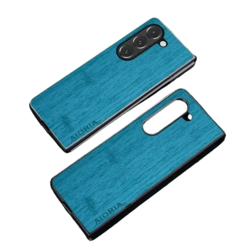Habicare 9eight5 Leather & Bamboo Case for Samsung Galaxy Z Fold 5 Leather & Bamboo Case for Samsung Galaxy Z Fold 5