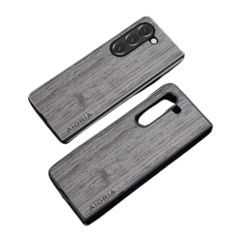 Habicare 9eight5 Leather & Bamboo Case for Samsung Galaxy Z Fold 5 Leather & Bamboo Case for Samsung Galaxy Z Fold 5