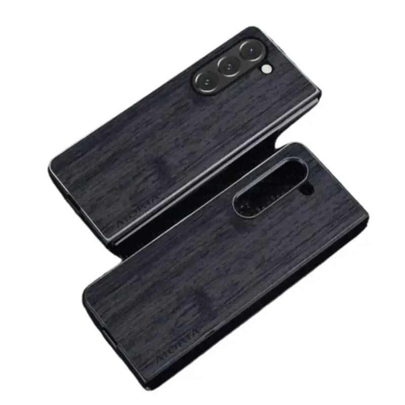 Habicare 9eight5 Leather & Bamboo Case for Samsung Galaxy Z Fold 5 Leather & Bamboo Case for Samsung Galaxy Z Fold 5