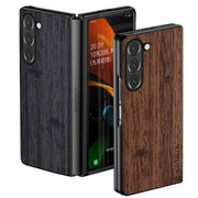 Habicare 9eight5 Leather & Bamboo Case for Samsung Galaxy Z Fold 5 Leather & Bamboo Case for Samsung Galaxy Z Fold 5