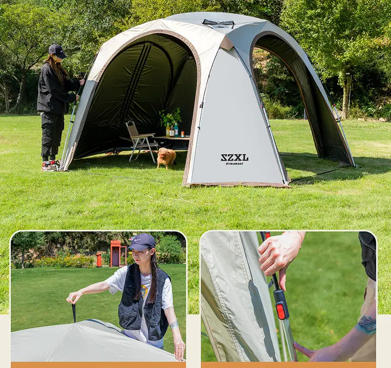 Quick Setup Automatic Dome Canopy with UV Protection (PU3000+) SZXL9781 by ECOTREK