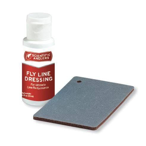 Scientific Anglers Fly Line Dressing 1oz Bottle With Cleaning Pad For Lasting Float And Smoother Casts For Fly Anglers